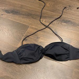 La Senza Swim - Black Bathing Suit Bikini Top Medium